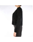 Alysi Pullover Girocollo in Lana Merinos Donna Nero