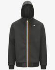 K-Way Giacca Fleece con Cappuccio Uomo Verde Scuro