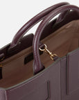 Elisabetta Franchi Borsa Tote Logo Merlot