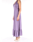 Twinset abito lungo con balza
