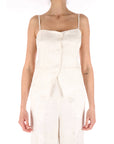 Twinset top in raso