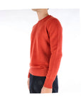 Kangra Maglione Girocollo in Lana Inglese Uomo Arancio