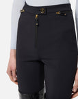 Elisabetta Franchi Pantaloni in Doppio Crêpe Nero
