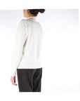 Kocca Pullover con Inserto in Pizzo Donna Bianco