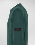 Peuterey Maglia Misto Lana Merino Verde Bottiglia
