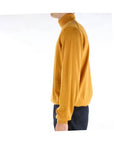 Kangra Maglia Dolcevita in Lana Merinos Uomo Curcuma
