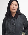 Barbour Giacca Cerata Beadnell Donna Sage