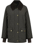 Barbour Giacca Trapuntata Modern Beadnell Donna Verde Scuro