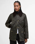Barbour Giacca Trapuntata Modern Beadnell Donna Verde Scuro