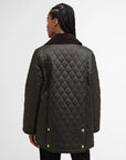 Barbour Giacca Trapuntata Modern Beadnell Donna Verde Scuro