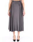 Elisabetta Franchi gonna a ruota in raso
