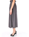 Elisabetta Franchi gonna a ruota in raso