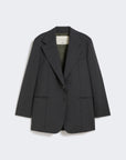 Max Mara Weekend Blazer in Lana Grigio Scuro