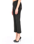 Kocca jeans flare crop nero