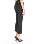 Kocca jeans flare crop nero