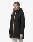 K-Way Giubbotto Denis ST Thermo Reversibile Donna Nero/Beige