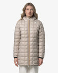 K-Way Giubbotto Denis ST Thermo Reversibile Donna Nero/Beige