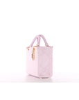 Elisabetta Franchi tote piccola in jacquard rosa