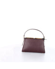 Elisabetta Franchi Borsa Tote Piccola Logo Rubino