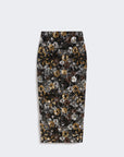 Max Mara Studio Gonna Tubino in Tulle e Paillettes Nero