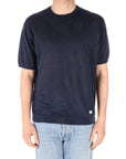 C.P Company maglia blu in lino