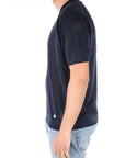C.P Company maglia blu in lino