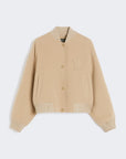 Max Mara Weekend Bomber in Misto Lana Cammello