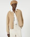 Max Mara Weekend Bomber in Misto Lana Cammello