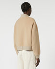 Max Mara Weekend Bomber in Misto Lana Cammello