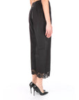 Twinset pantaloni cropped in cotone