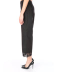 Twinset pantaloni cropped in cotone