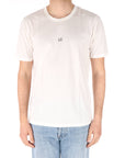 C.P. Company t-shirt con logo bianco