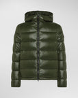 Peuterey Piumino in Nylon Lucido Uomo Verde Scuro