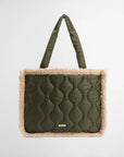 Barbour Borse Tote Trapuntata Marnie Verde Oliva