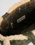 Barbour Borse Tote Trapuntata Marnie Verde Oliva