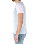 Daniele Fiesoli t-shirt con gilet celeste