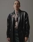 Nineminutes Giacca The Virgo Buffalo Over Eco-Pelle Donna Nero