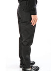 Berwich Pantalone Morello in Gabardina Uomo Nero