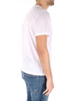 Kangra t-shirt in cotone elastan bianco
