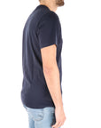 Barbour t-shirt uomo con logo blu