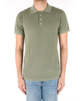 Daniele Fiesoli polo in cotone verde