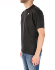 K-way t-shirt nera con stampa