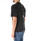 K-way t-shirt nera con stampa