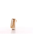 Elisabetta Franchi tracolla burro con placca logo