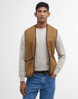 Barbour Gilet/Fodera in Pile con Cerniera Unisex Marrone Classico