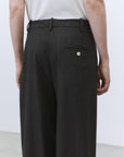 Alysi Pantalone in Flanella Antracite