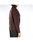 Alysi Pullover Dolcevita in Pura Lana Merinos Donna Cioccolato