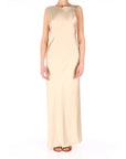 Alysi abito lungo in satin