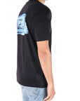 C.P. Company t-shirt con logo grafico blu