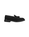 Doucal's Mocassino con Nappine in Suede Nero